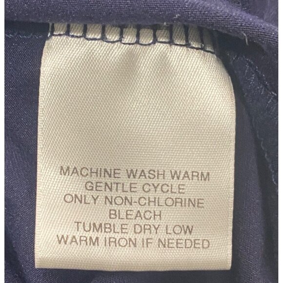 Daniel Cremieux Signature Label Quarter-Zip Pullover Navy Blue Men’s L stretch - Picture 6 of 9